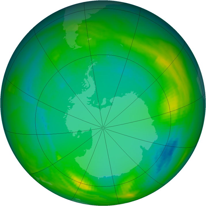 Ozone Map 1979-08-05